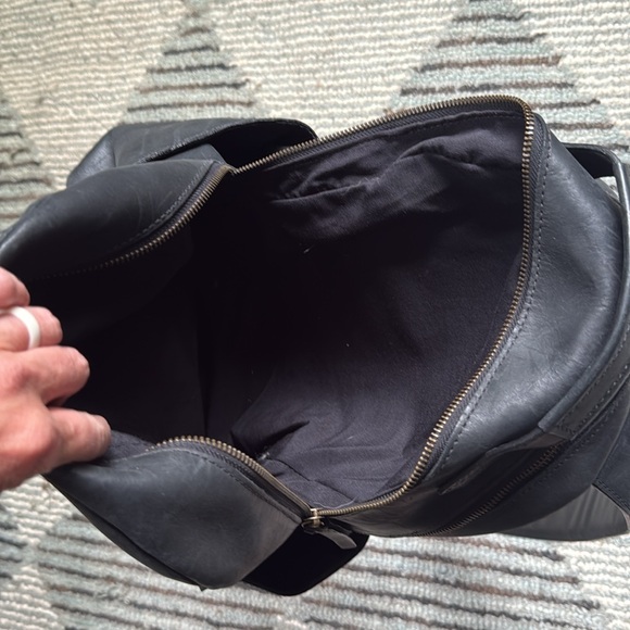 ABLE Alem Leather Backpack in BLACK - Picture 5 of 6